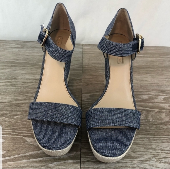 Denim Wedge Antonio's Melani Lauralyn  Size 7 - Picture 3 of 11